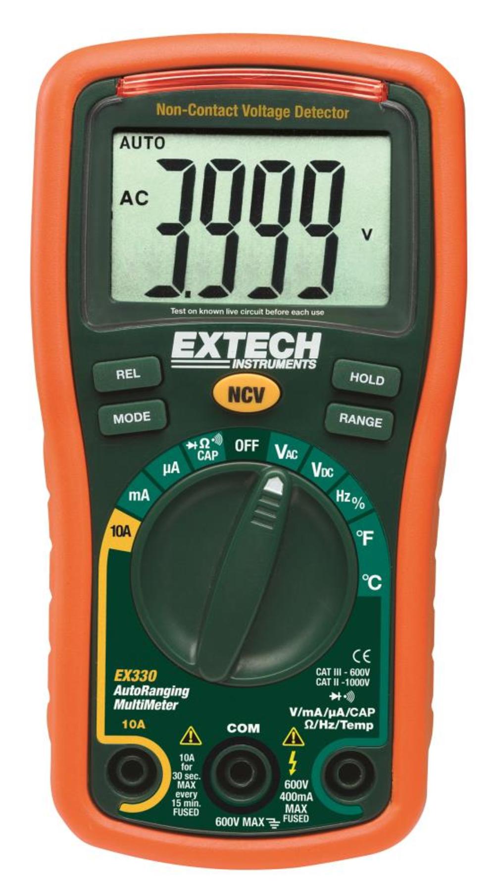 Extech 12 Function Mini MultiMeter + NCV - Ascmtools