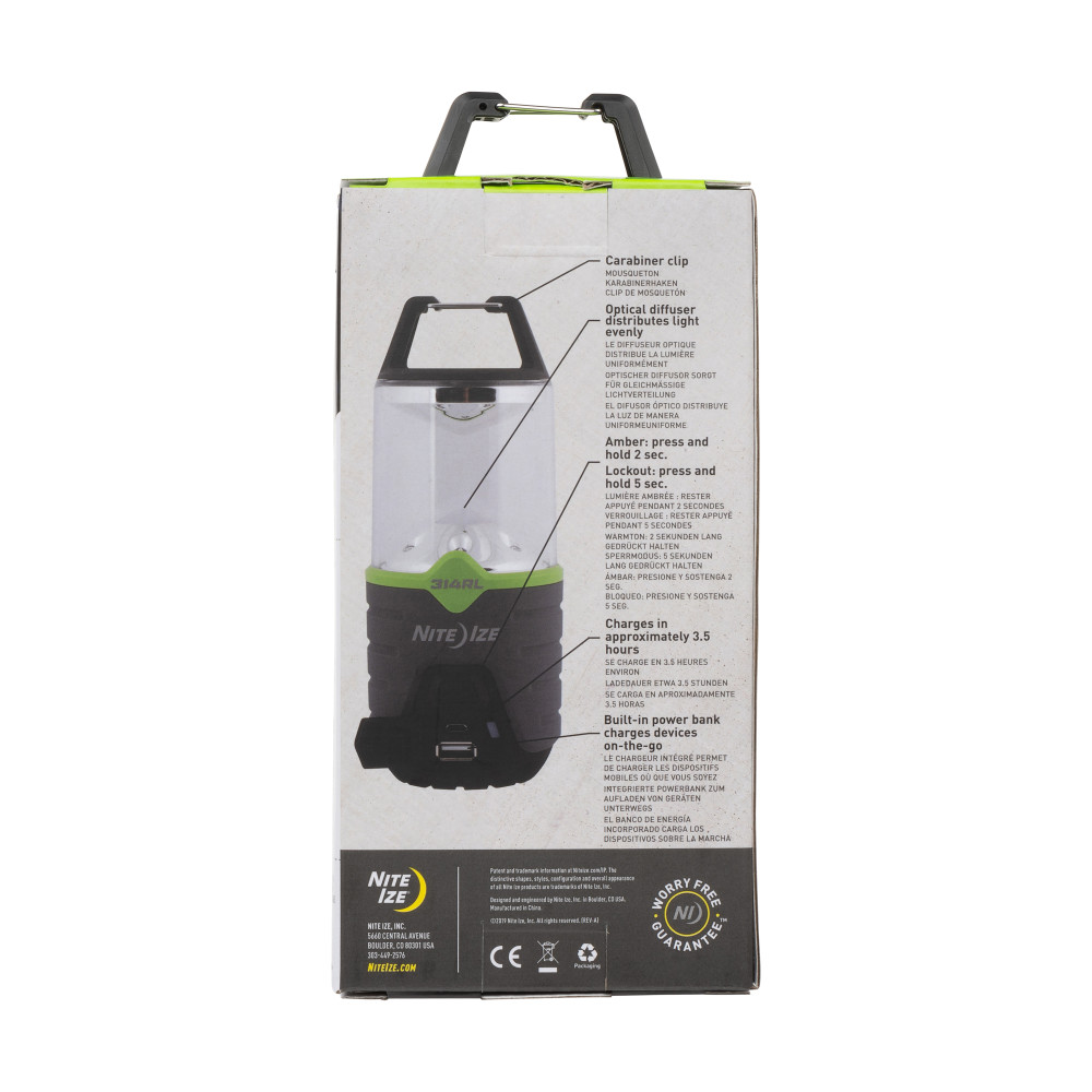 Nite Ize Radiant 314 Lantern Rechargeable - Ascmtools