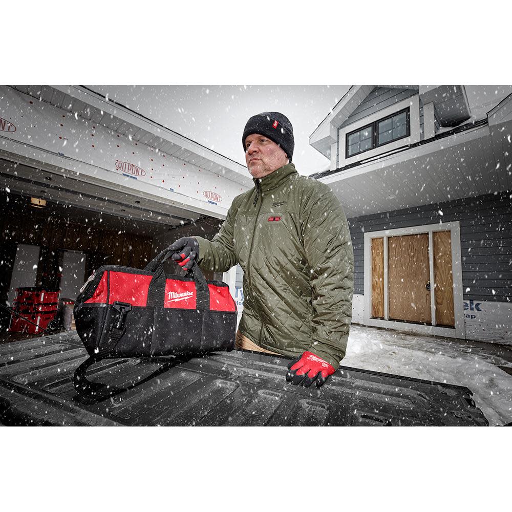 Milwaukee M12 Heated AXIS Jacket Kit XL Olive Green - Ascmtools