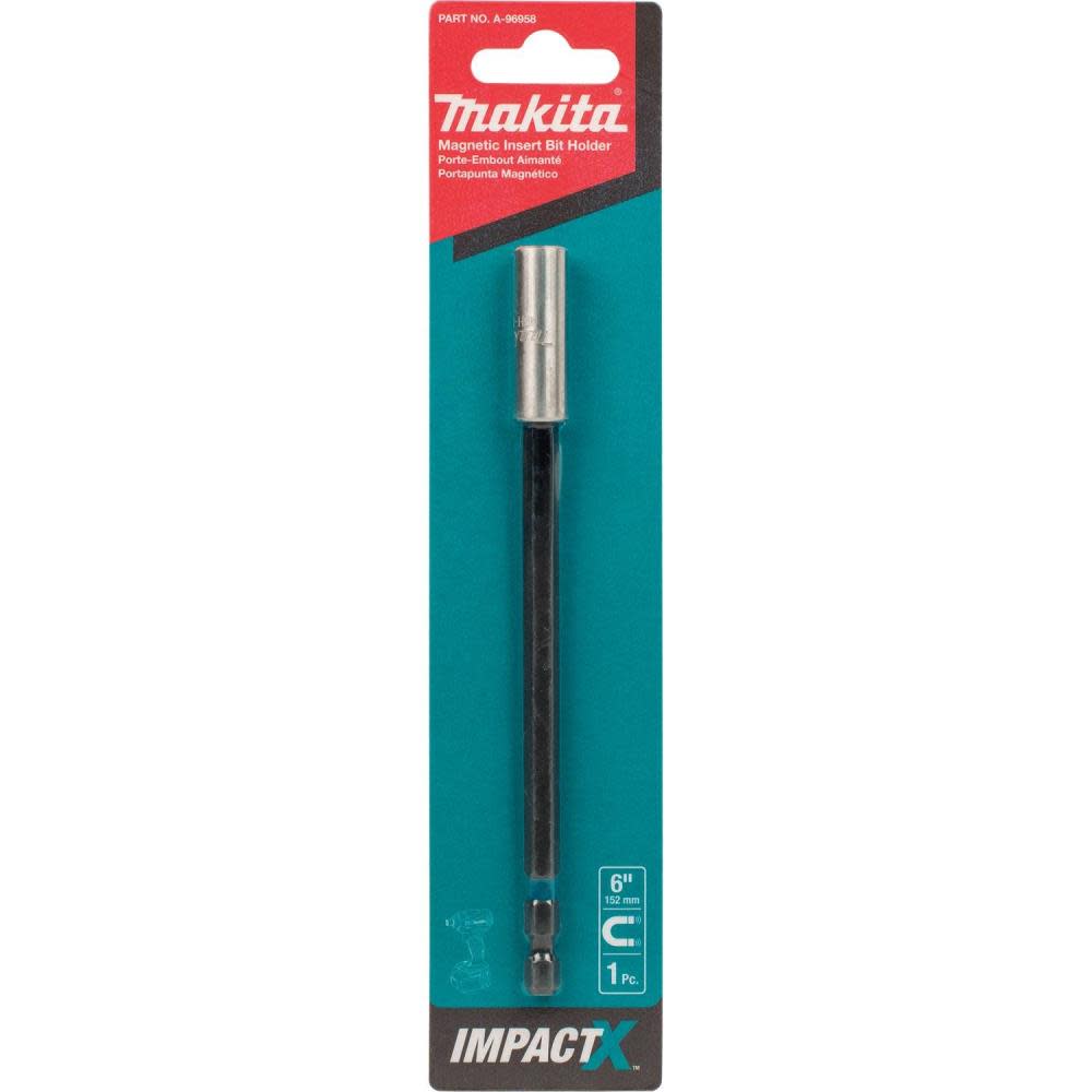 Makita Impact X 6 Magnetic Insert Bit Holder - Ascmtools