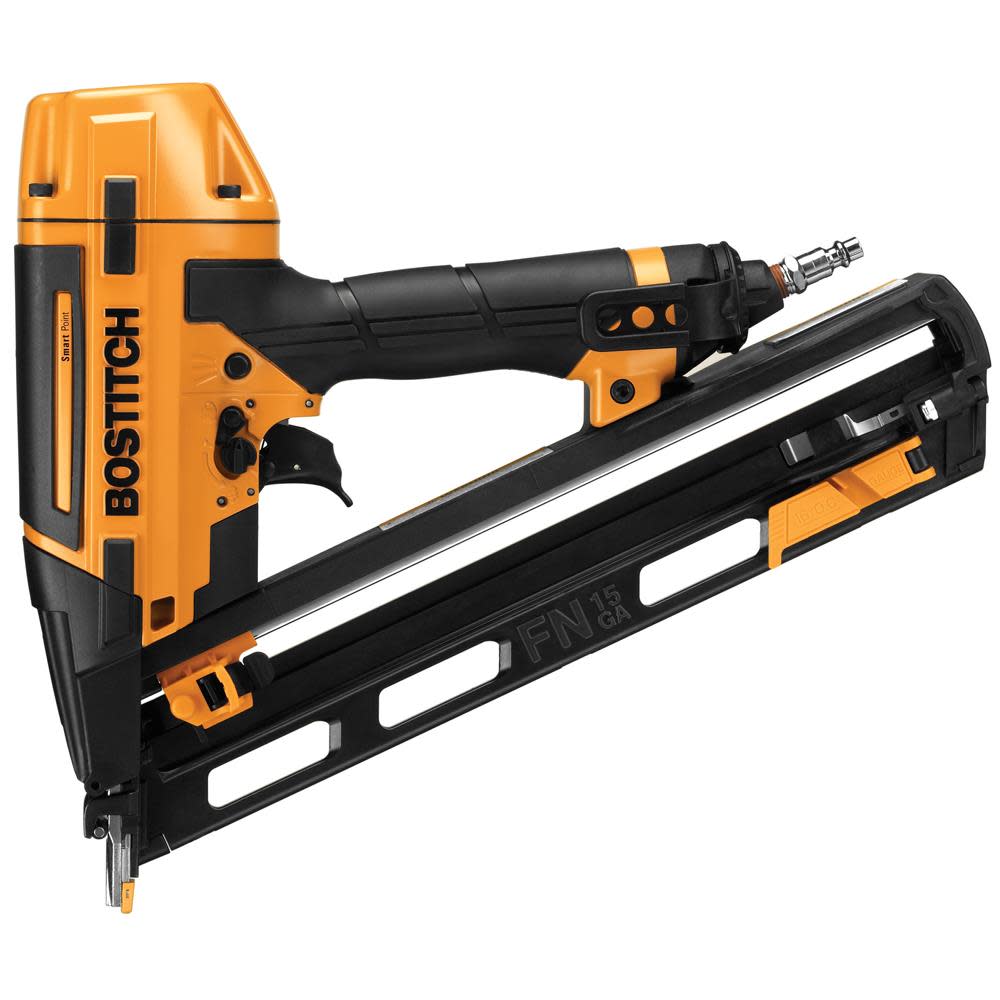 Bostitch 2.5-in x 15-Gauge Clip Head Finishing Pneumatic Nail Gun - Ascmtools