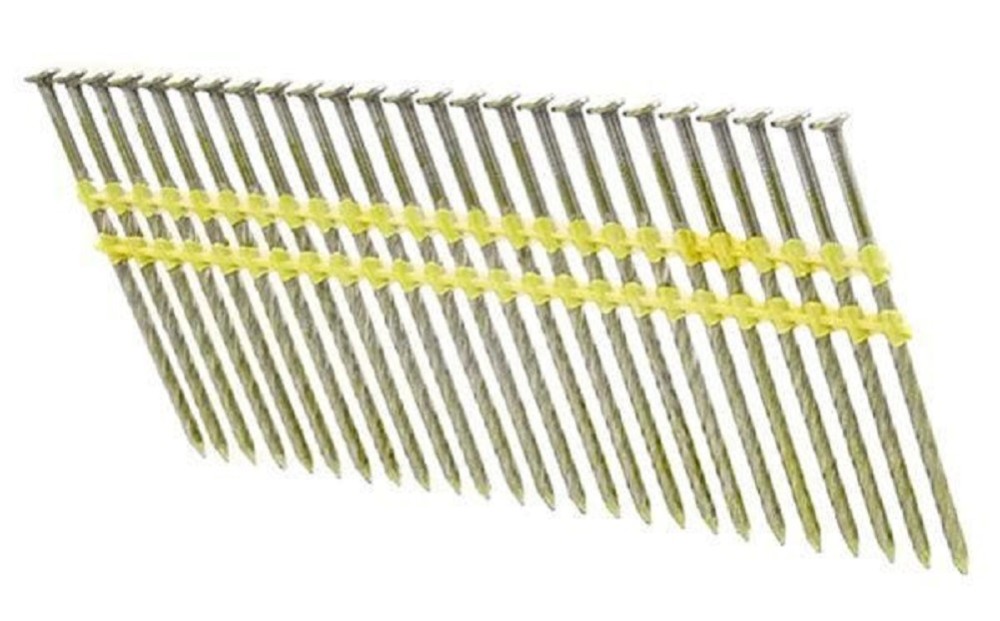 Duo Fast 1015228 2-3/4 X .120 Bright 20 Full Round Head Strip Plastic Nail – 2500 Nails - Ascmtools