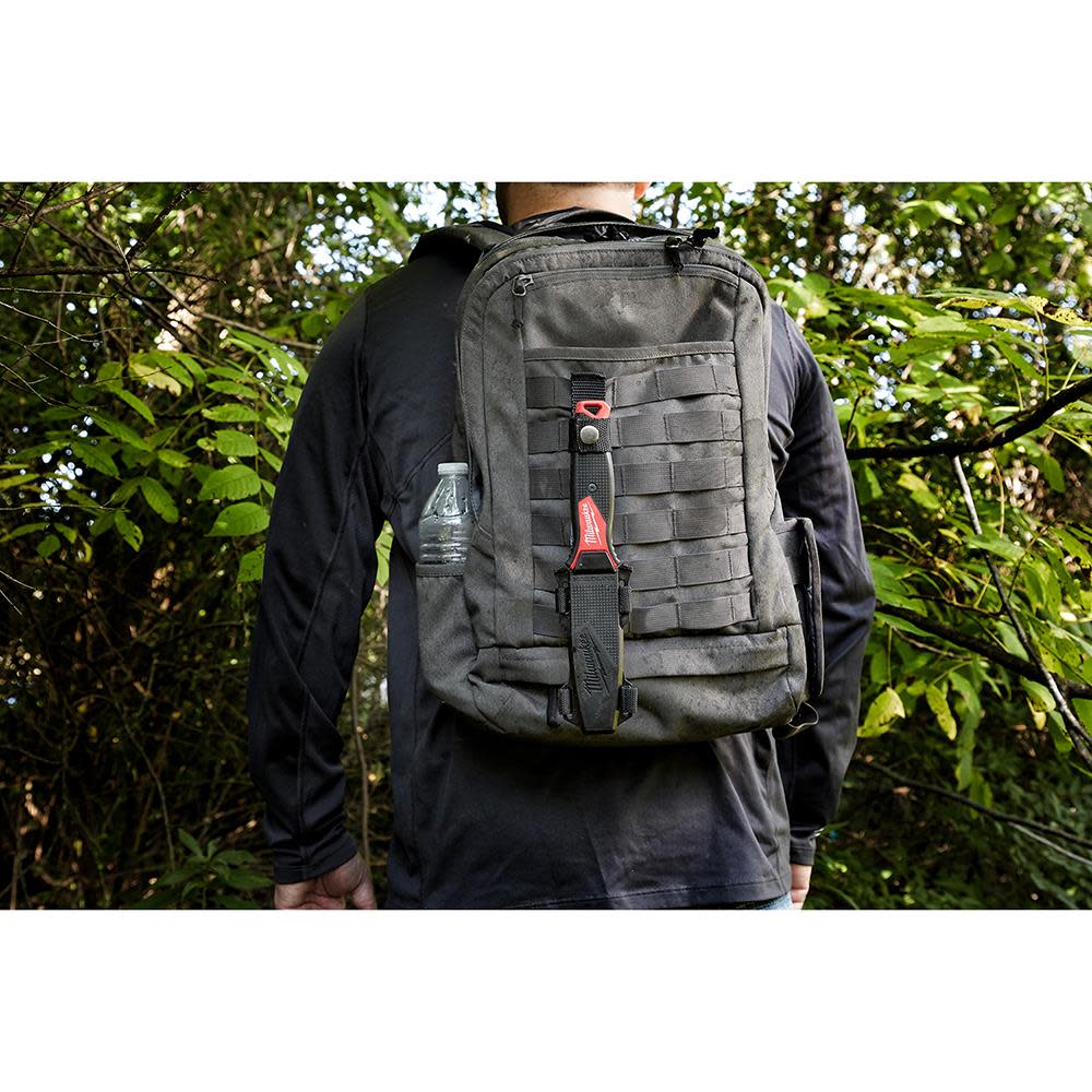 Milwaukee 5 In. HARDLINE Fixed Blade Knife - Ascmtools