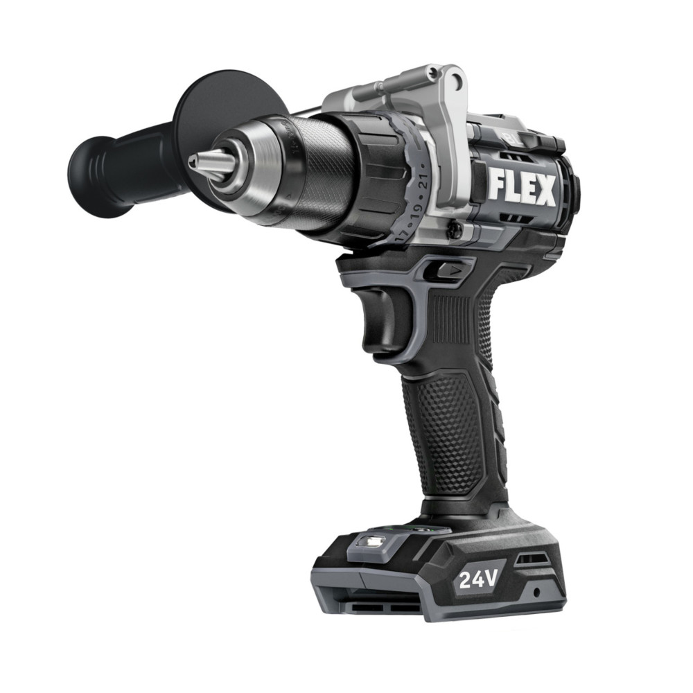 FLEX 24V 1/2″ 2 Speed Drill Driver With Turbo Mode Bare Tool - Ascmtools