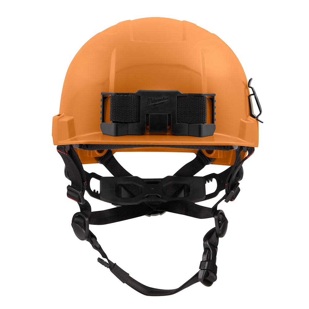 Milwaukee Orange Front Brim Helmet with BOLT Class E - Ascmtools