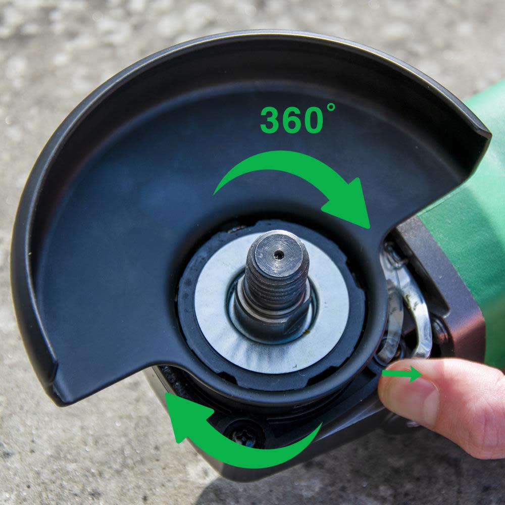 Metabo HPT G12SA4 4.5″ 10.5 Amp Slide Switch Disc Grinder - Ascmtools