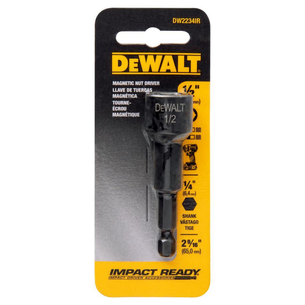 DEWALT 1/2 In. x 2-9/16 In. Magnetic Nut Driver - Ascmtools