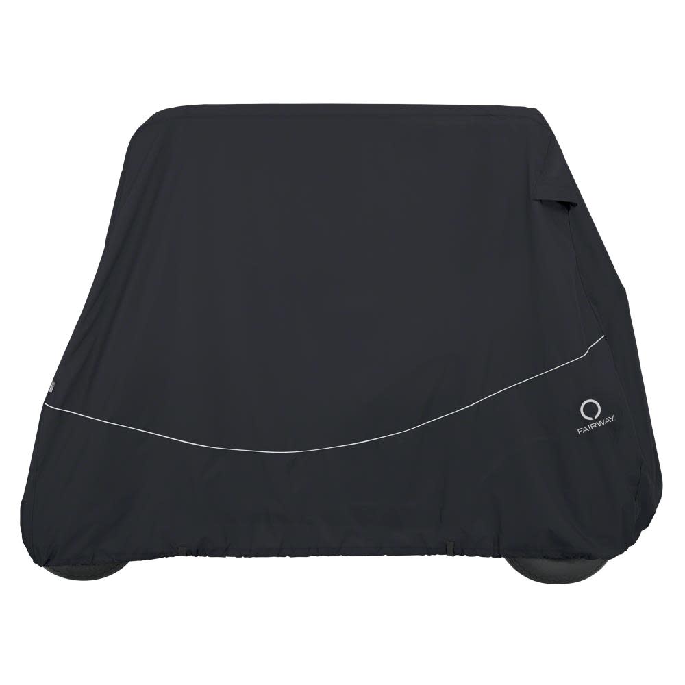 Classic Accessories Golf Cart Quick Fit Cover Short Roof Black - Ascmtools