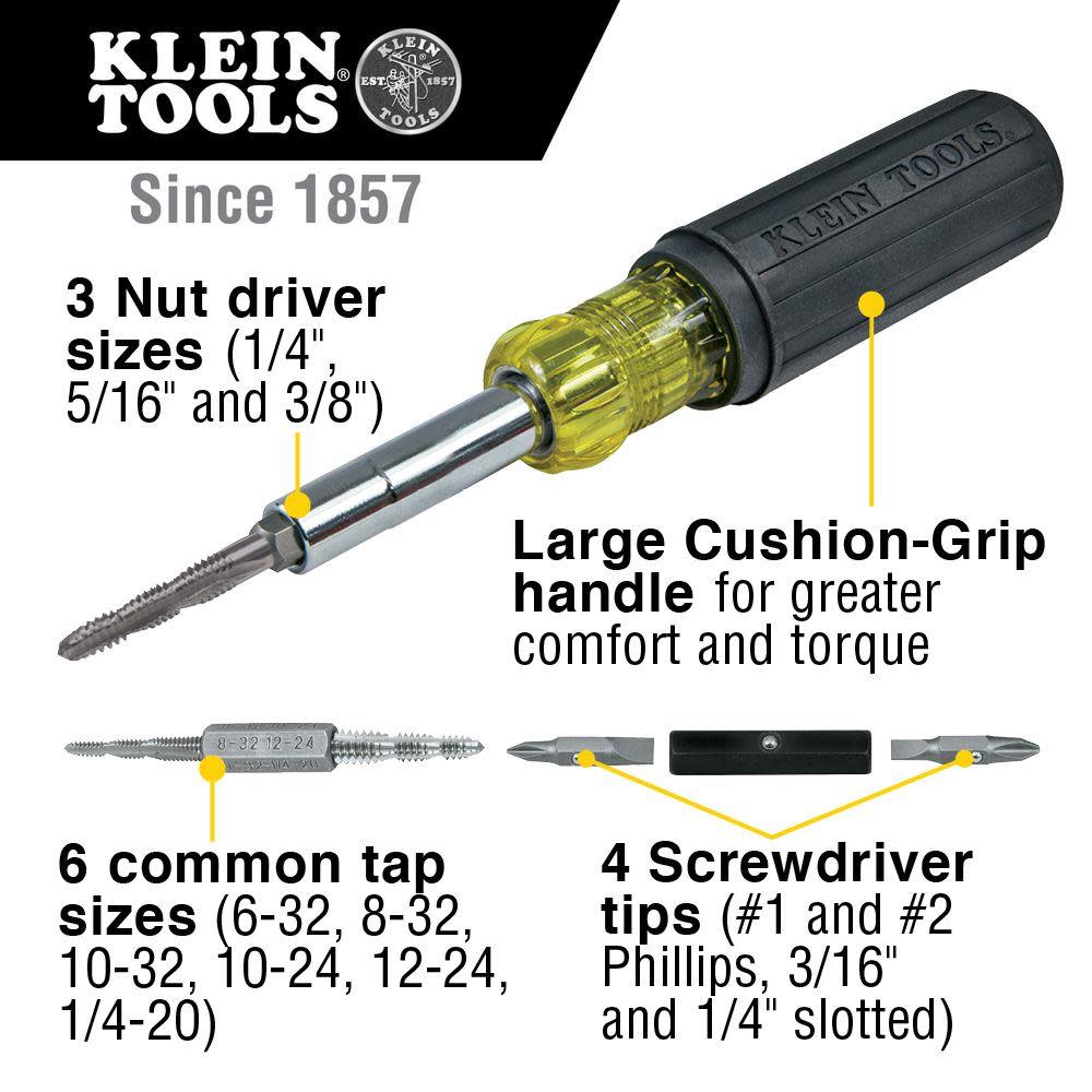 Klein Tools Multi-Bit Tap Tool Driver - Ascmtools