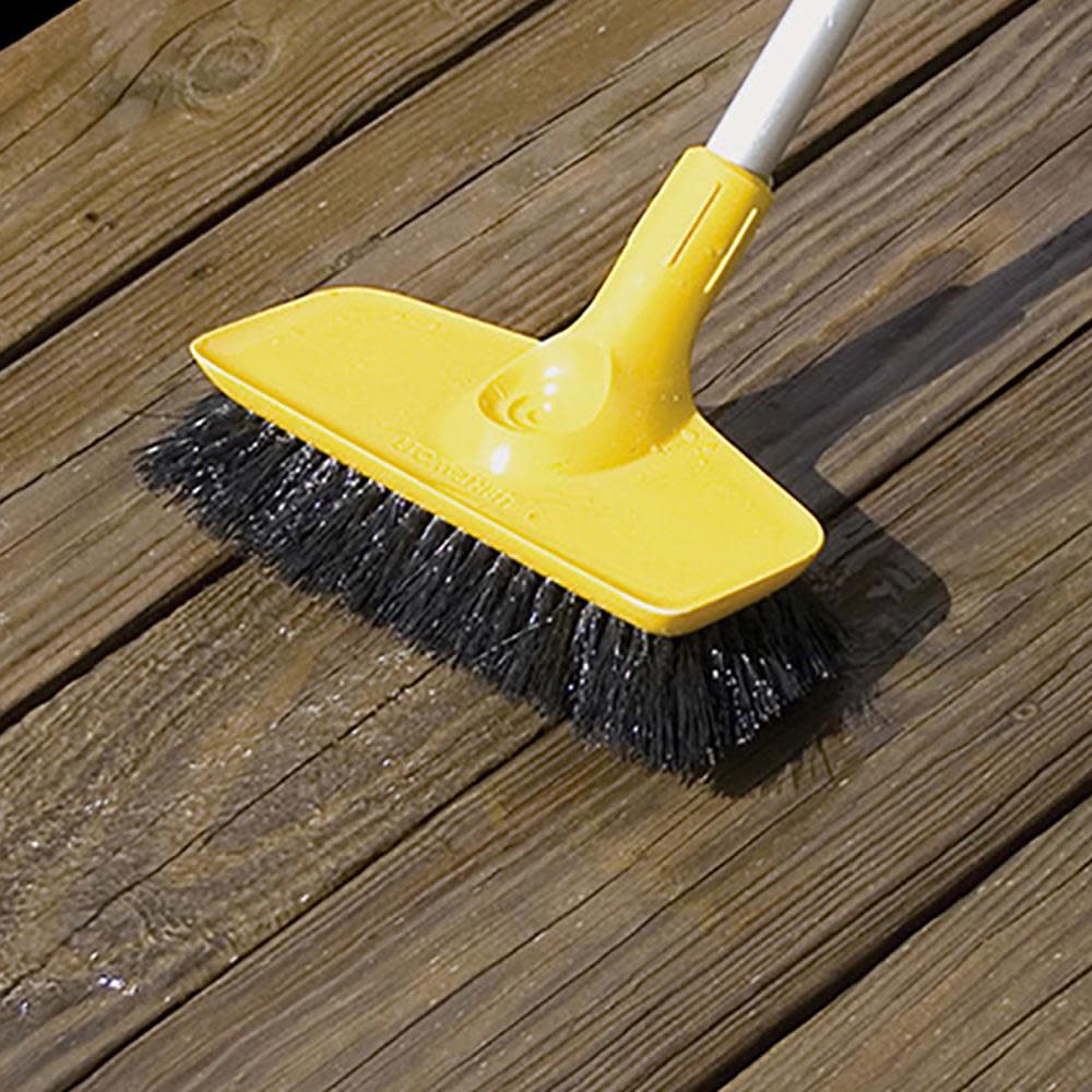 Mr Longarm Telewash Deck Scrub Brush and Flow-Thru Pole - Ascmtools