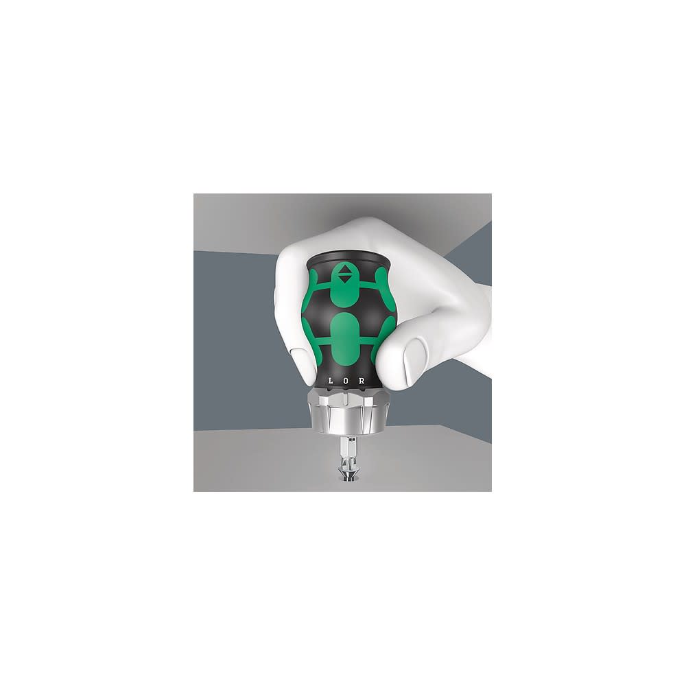 Wera Tools Kraftform Kompakt Stubby Magazine RA 3 Screwdriver with Bits - Ascmtools