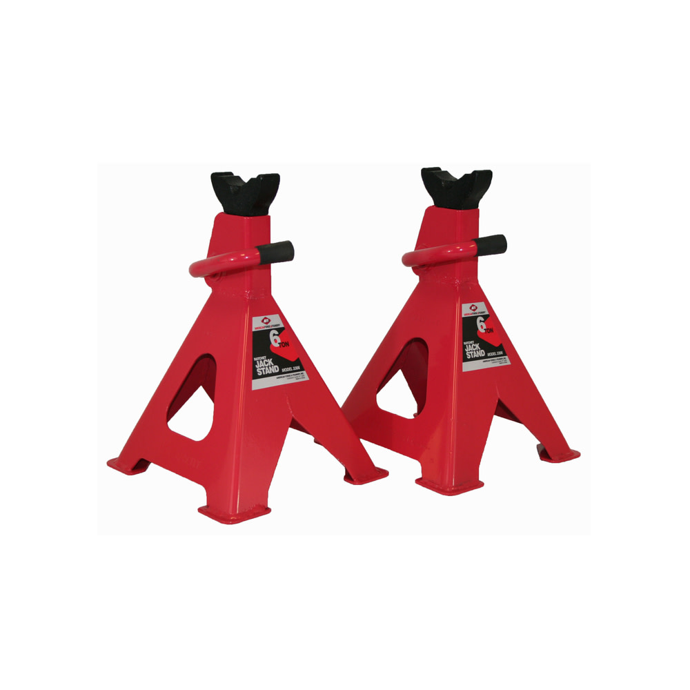American Forge Ratchet Type Jack Stands 6 Ton 12000lb Capacity - Ascmtools