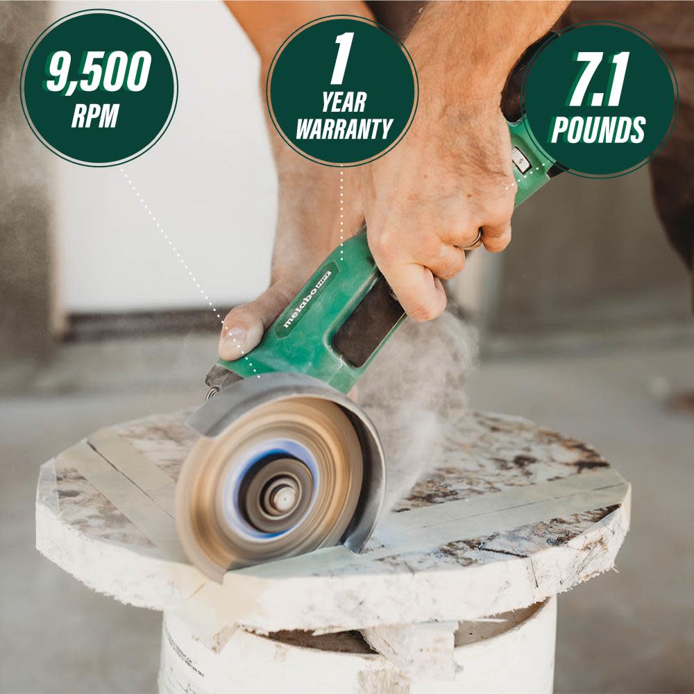 Metabo HPT Multivolt 36V Brushless 4 1/2″ Grinder Paddle Switch Bare Tool - Ascmtools