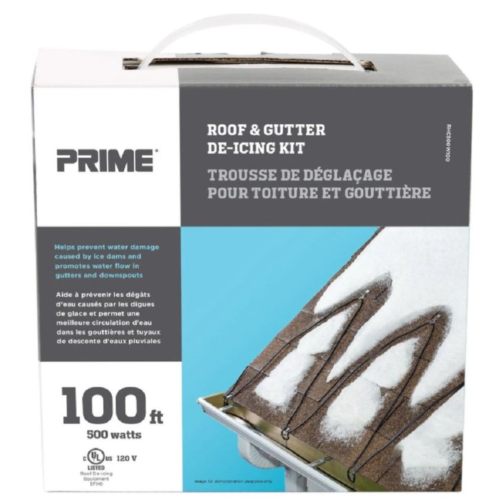 Prime 100′ Roof & Gutter De-icing Kit - Ascmtools