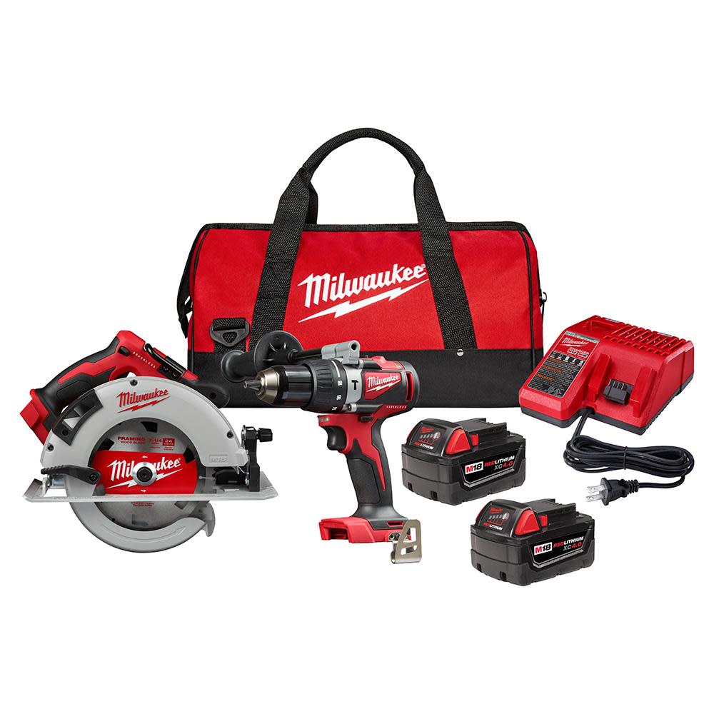 Milwaukee M18 Brushless 2 Pc Combo Kit - Ascmtools