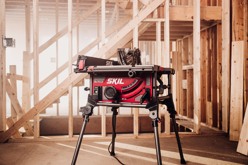SKIL 10″ Jobsite Table Saw with Foldable Stand 25 1/2 Rip Capacity - Ascmtools