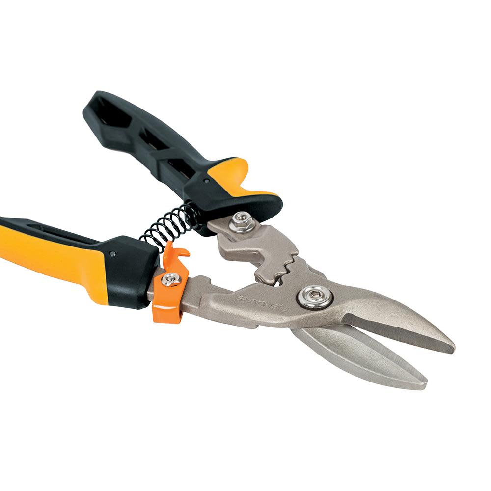 Fiskars PRO PowerGear Aviation Snips Straight - Ascmtools