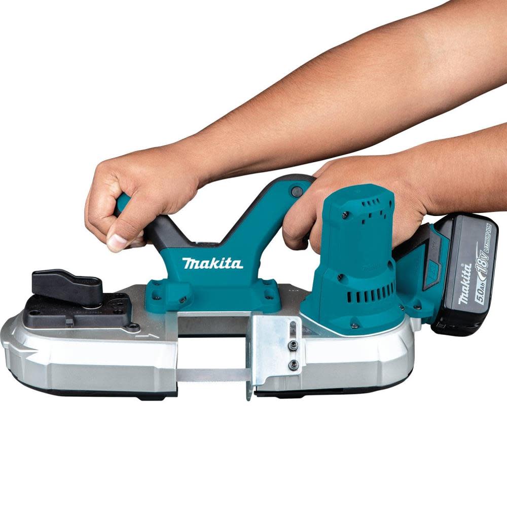 Makita 18V LXT Lithium-Ion Cordless Compact Band Saw Kit (5.0Ah) - Ascmtools