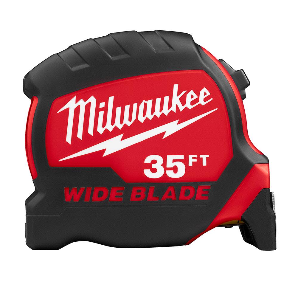 Milwaukee 35Ft Wide Blade Tape Measure - Ascmtools