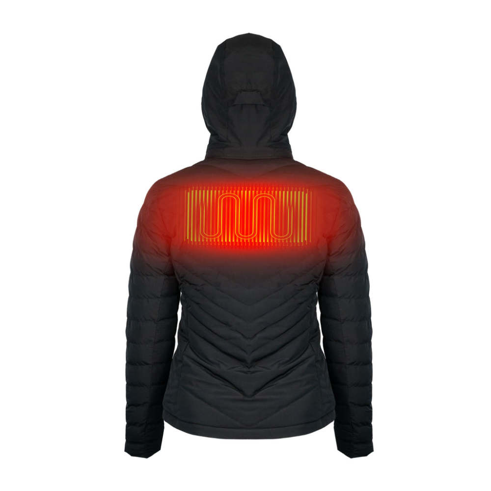 Mobile Warming 7.4V Crest Heated Jacket Womens Black XS - Ascmtools