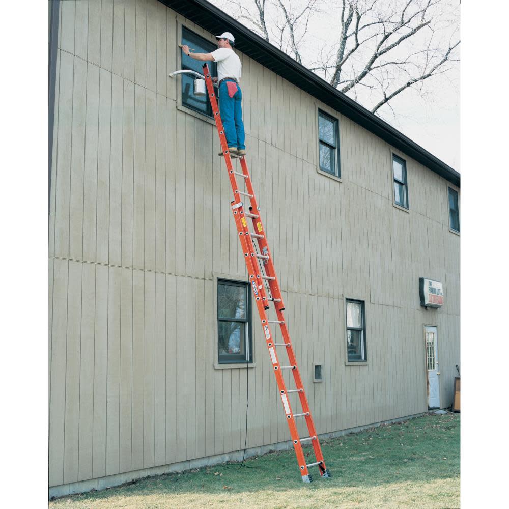 Werner 16-ft Fiberglass 300-lb Type IA Extension Ladder - Ascmtools