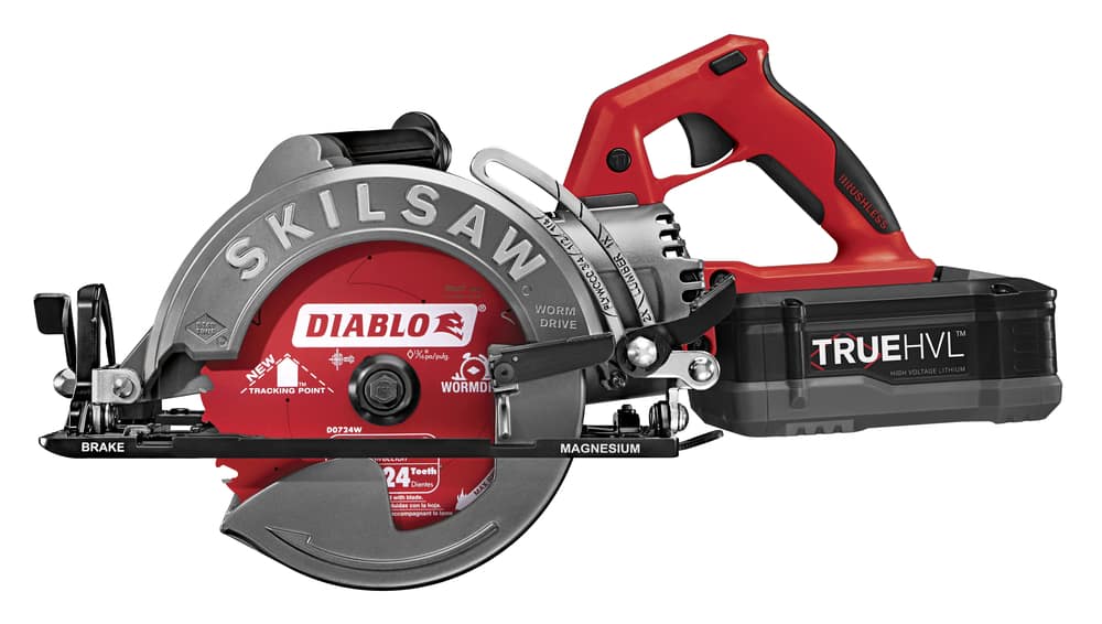 Skilsaw 7 1/4″ TRUEHVL Worm Drive Saw Kit Diablo Blade - Ascmtools