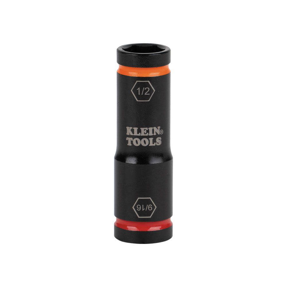Klein Tools Flip Impact Socket 9/16″ X 1/2″ - Ascmtools