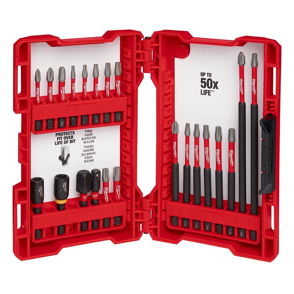 Milwaukee SHOCKWAVE 22-Piece Impact Duty Drill and Drive Set - Ascmtools