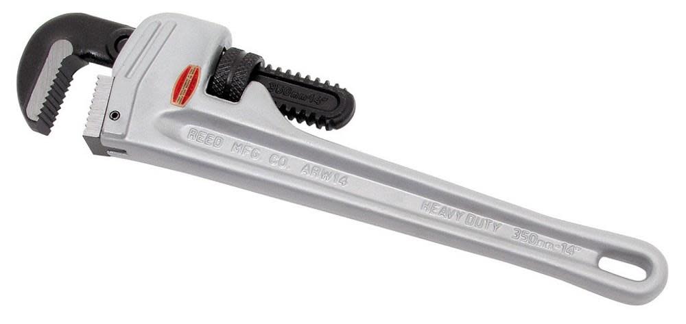 Reed Mfg ARW14 Aluminum Pipe Wrench 14 In. Handle - Ascmtools