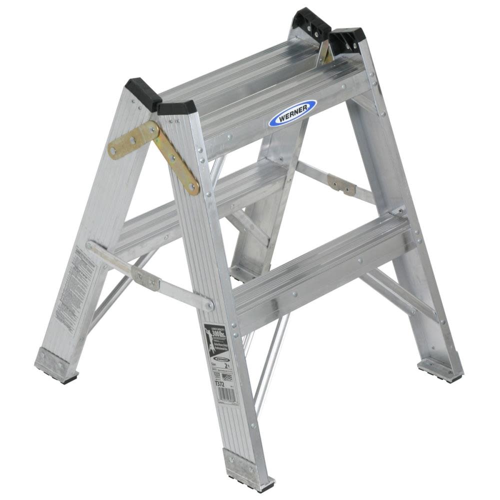Werner 2 Ft. Type IA Aluminum Twin Step Ladder - Ascmtools