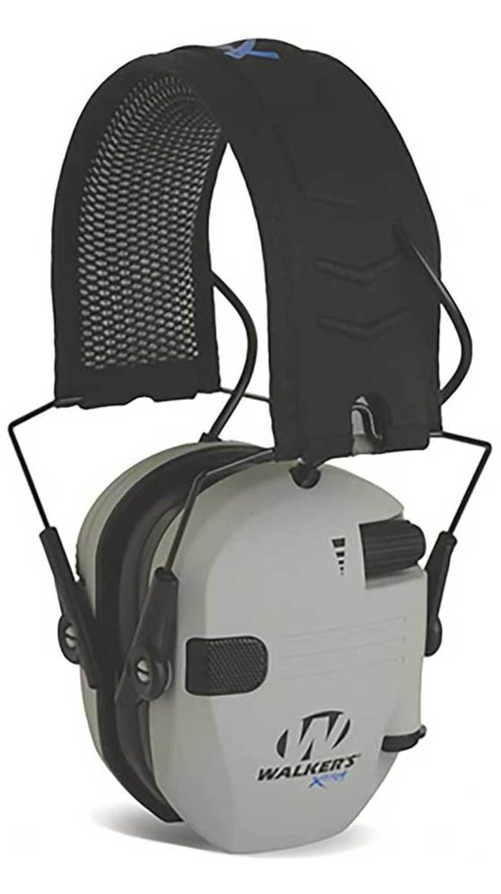 Walkers Safety XTRM Digital Razor Slim Electronic Muff Grey - Ascmtools
