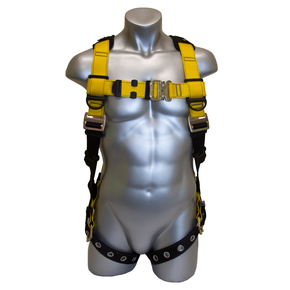 Guardian Fall Protection XXXL Series 3 Full-Body Harness with Chest QC - Ascmtools
