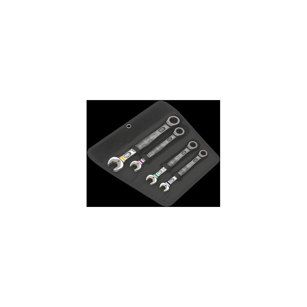 Wera Tools 6000 Joker 4 Imperial 1 Combination Ratchet Wrench Set - Ascmtools