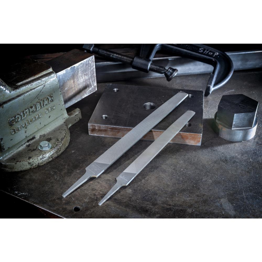 Crescent Nicholson 2 in 1 Bastard and Smooth Cut File Set 8″ & 10″ 2pc - Ascmtools