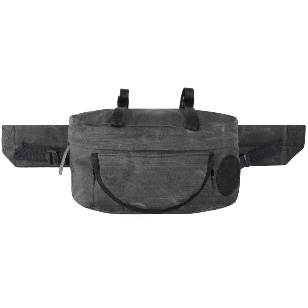 Duluth Pack 9 Liter Capacity Wax Gray Canvas Lumbar Pack - Ascmtools
