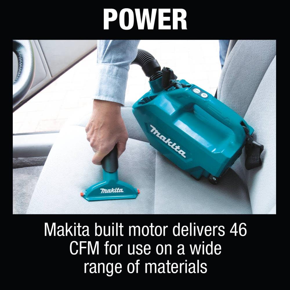 Makita 12V Max CXT Lithium-Ion Cordless Vacuum Kit (2.0Ah) - Ascmtools