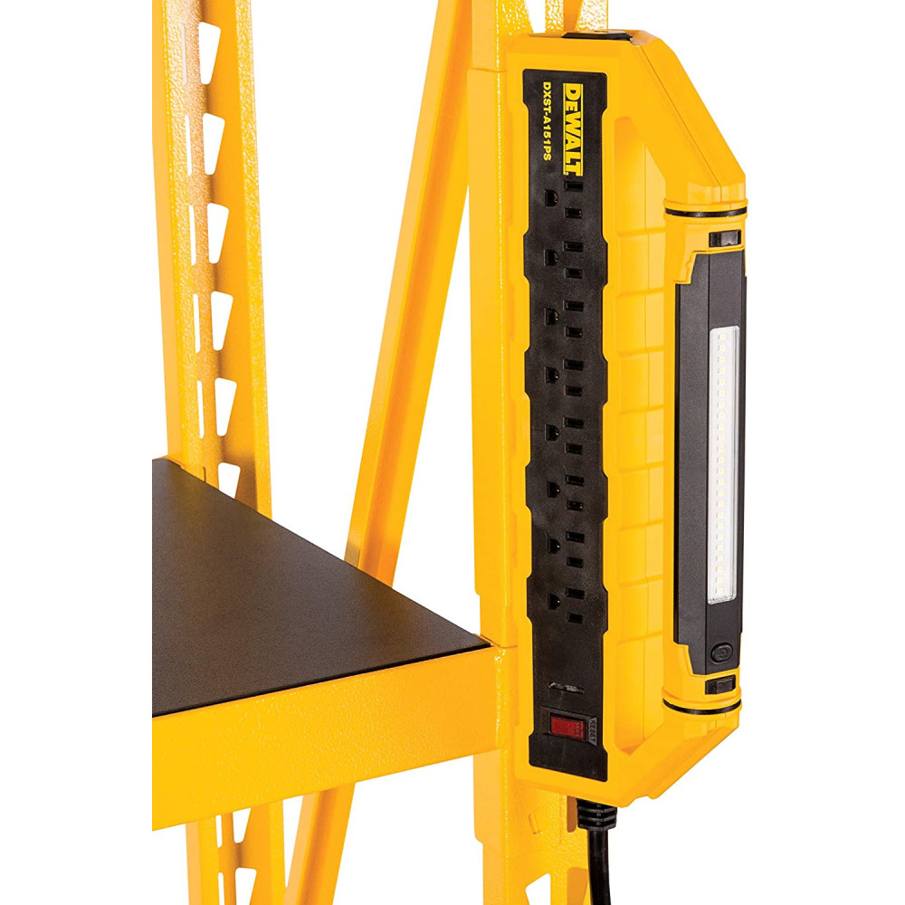 DEWALT 15A GCFI Power Station with Work Light & Cord Minder Kit - Ascmtools