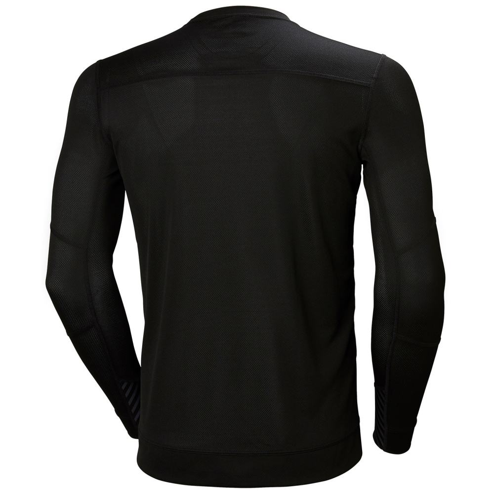 Helly Hansen Lifa Base Layer Crewneck Shirt Black Large - Ascmtools