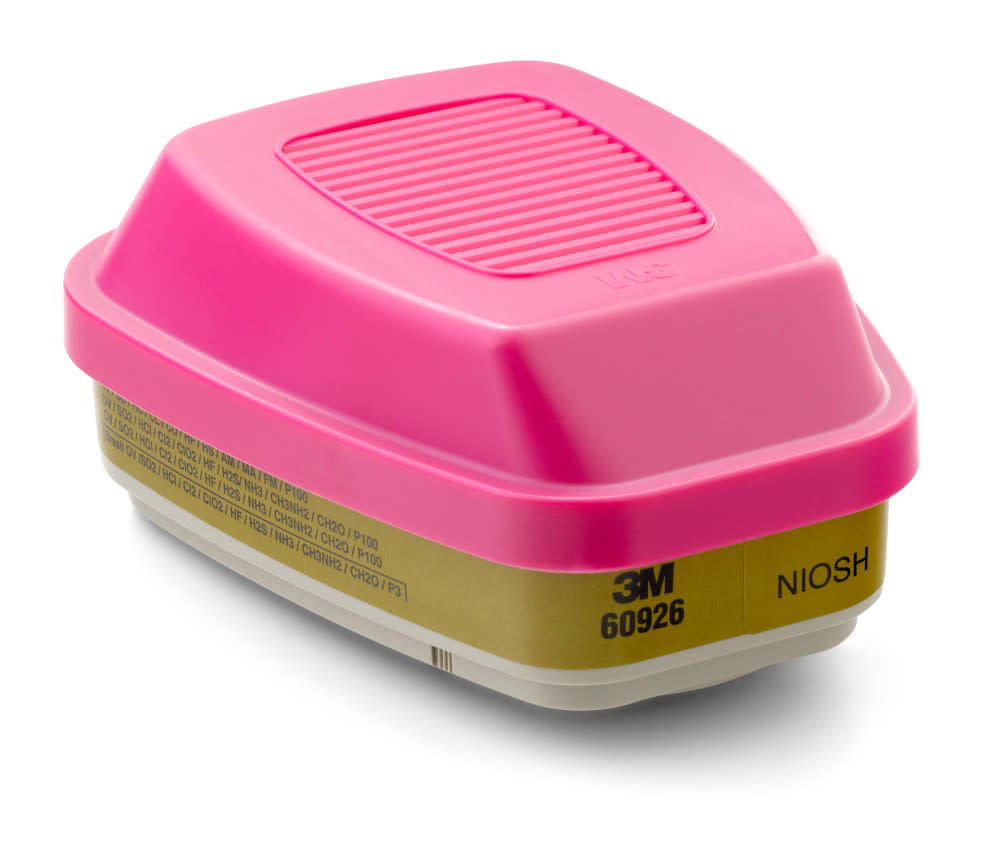 3M Multi Gas/Vapor Cartridge/Filter 60926 P100 - Ascmtools