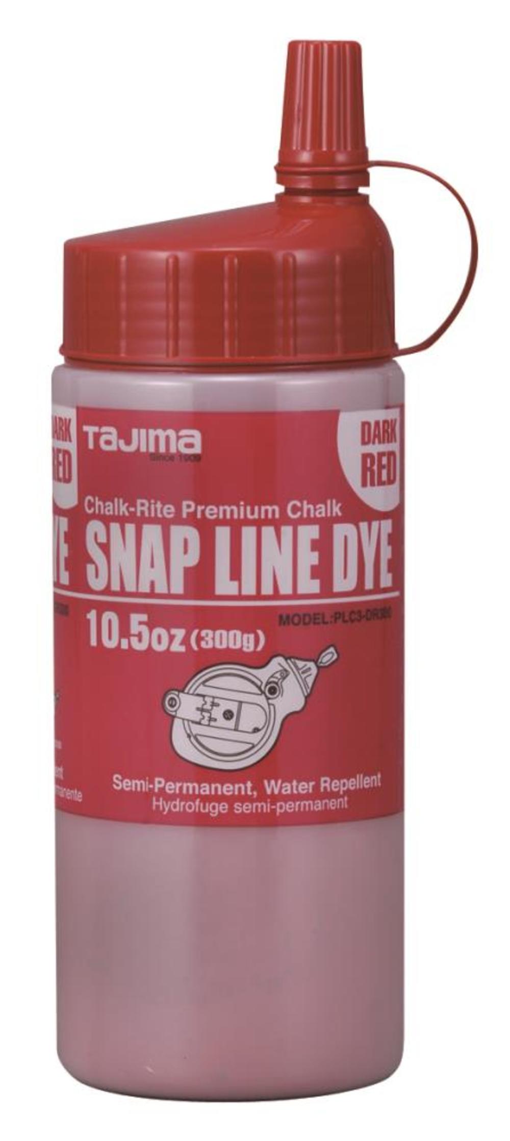 Tajima CHALK-RITE Powder Dye Ultra-Fine Wind and Water Resistant Permanent 10.5 oz. Red - Ascmtools