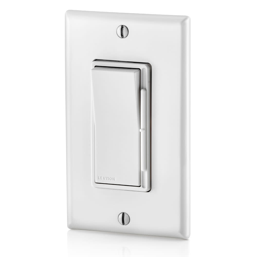 Leviton Decora Dimmer Switch White 1200W Full Range - Ascmtools