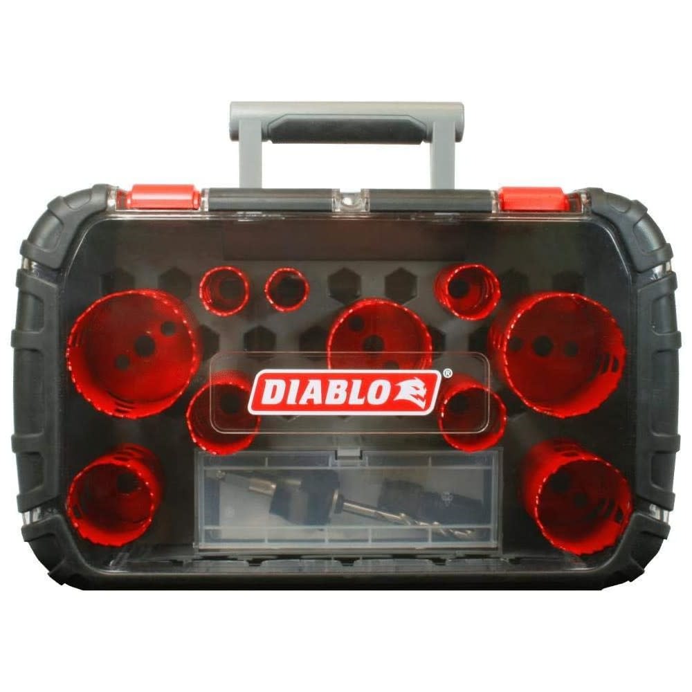 Diablo Tools General Purpose Bi-Metal Hole Saw Set 14pc - Ascmtools
