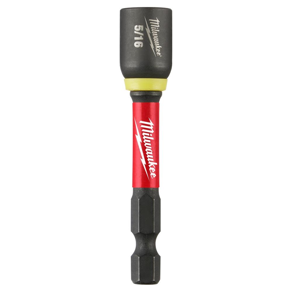 Milwaukee SHOCKWAVE Impact Duty 5/16 x 2 9/16″ Magnetic Nut Driver 10pk - Ascmtools