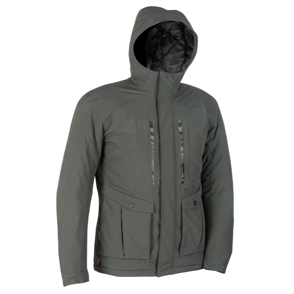 Mobile Warming Pinnacle Parka Heated Jacket Men’s 12 Volt Thyme XL - Ascmtools