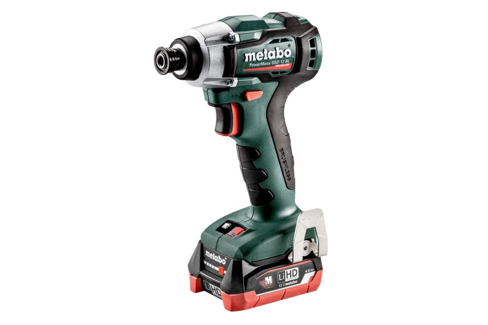 Metabo 12V PowerMaxx 1/4″ Hex Compact Impact Driver Kit - Ascmtools