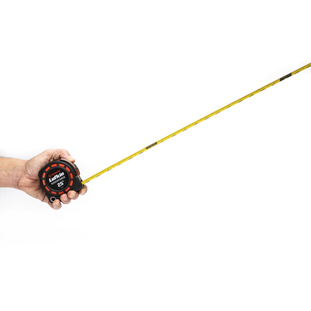 Crescent Lufkin Shockforce Tape Measure Dual Sided 1 3/16 x 25′ - Ascmtools