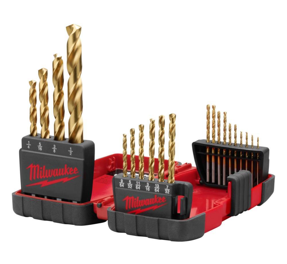 Milwaukee Thunderbolt Titanium Coated Drill Bit Set 20pc - Ascmtools
