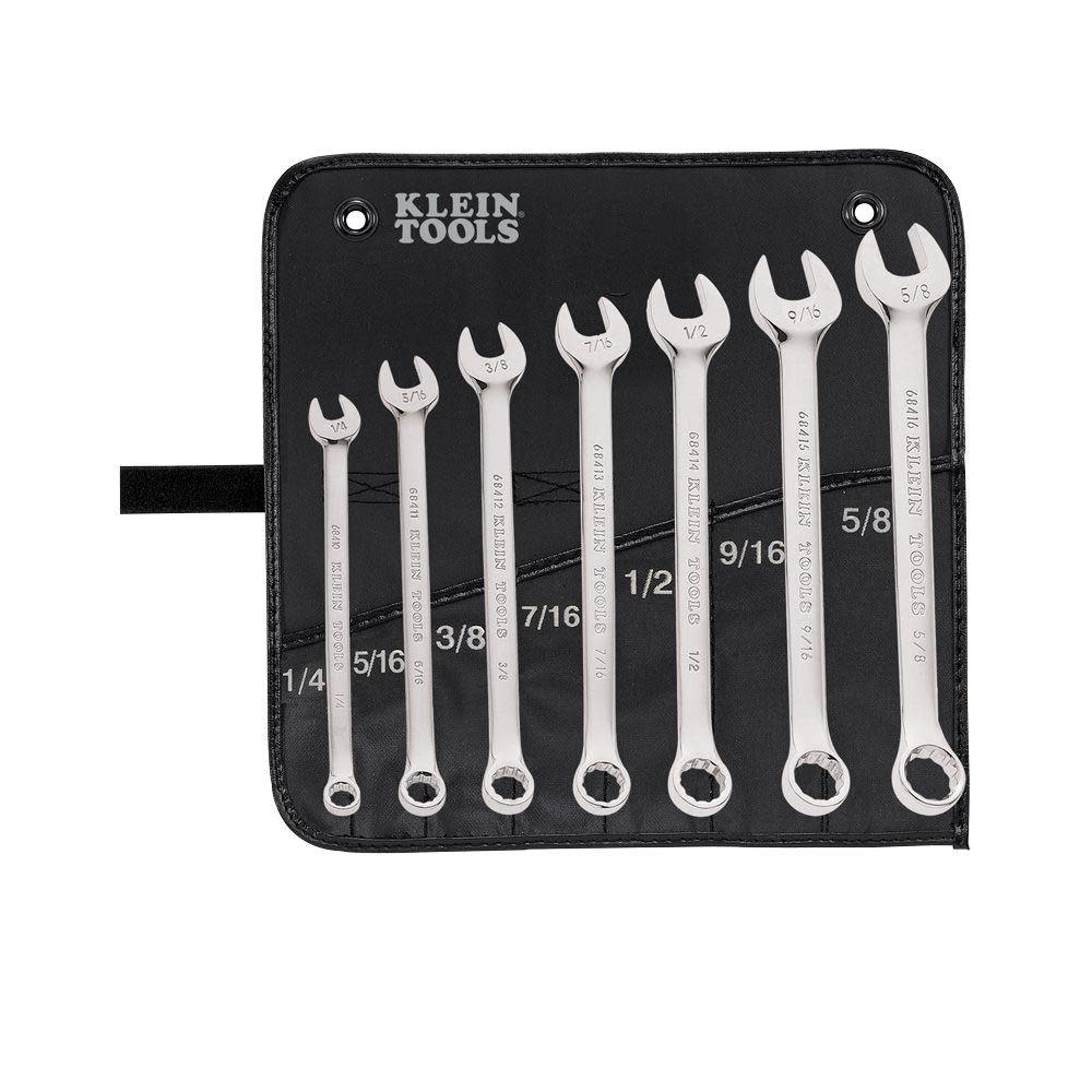 Klein Tools 7 Piece Combination Wrench Set - Ascmtools