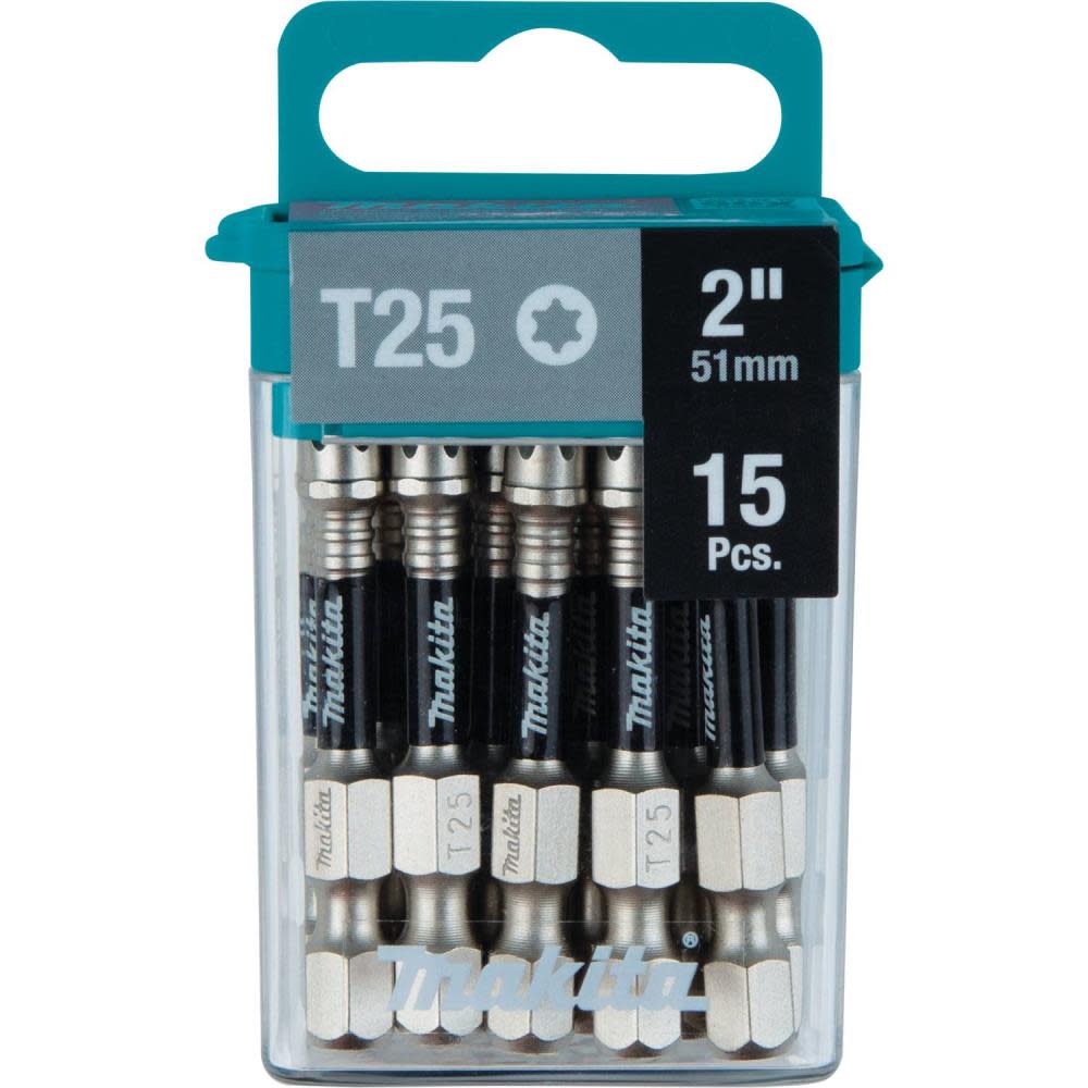 Makita Impact XPS T25 Torx 2″ Power Bit 15/pk - Ascmtools
