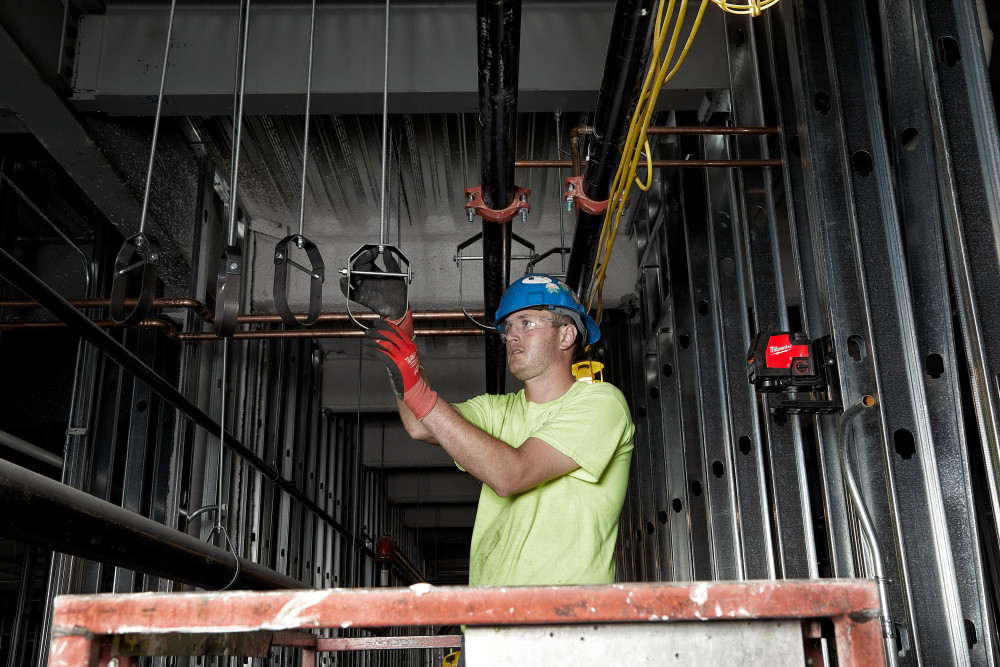 Milwaukee Green Beam Laser Cross Line Plumb Point USB Rechargeable - Ascmtools